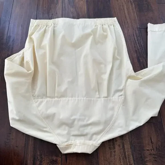 Vintage Work Jacket Men's Yellow Full Zip Gabardine 60s Talon 70s Chore Light - Picture 11 of 11